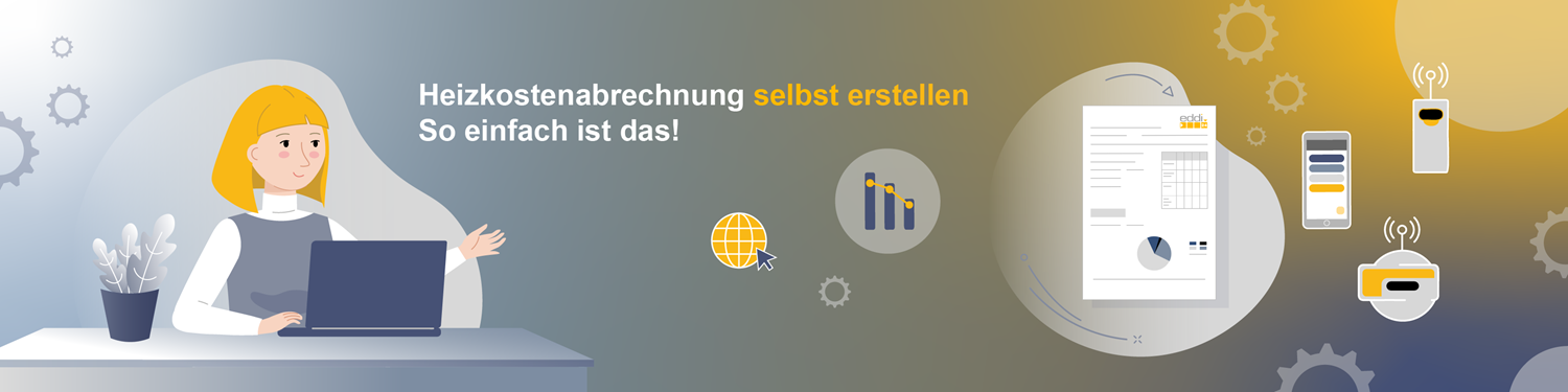Werbebanner: Heizkostenabrechnung selbst erstellen