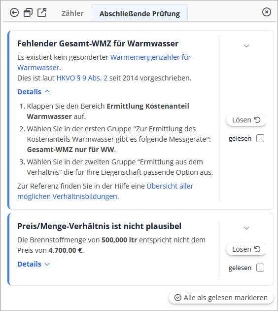 Die abschließende Prüfung im Programmkontext